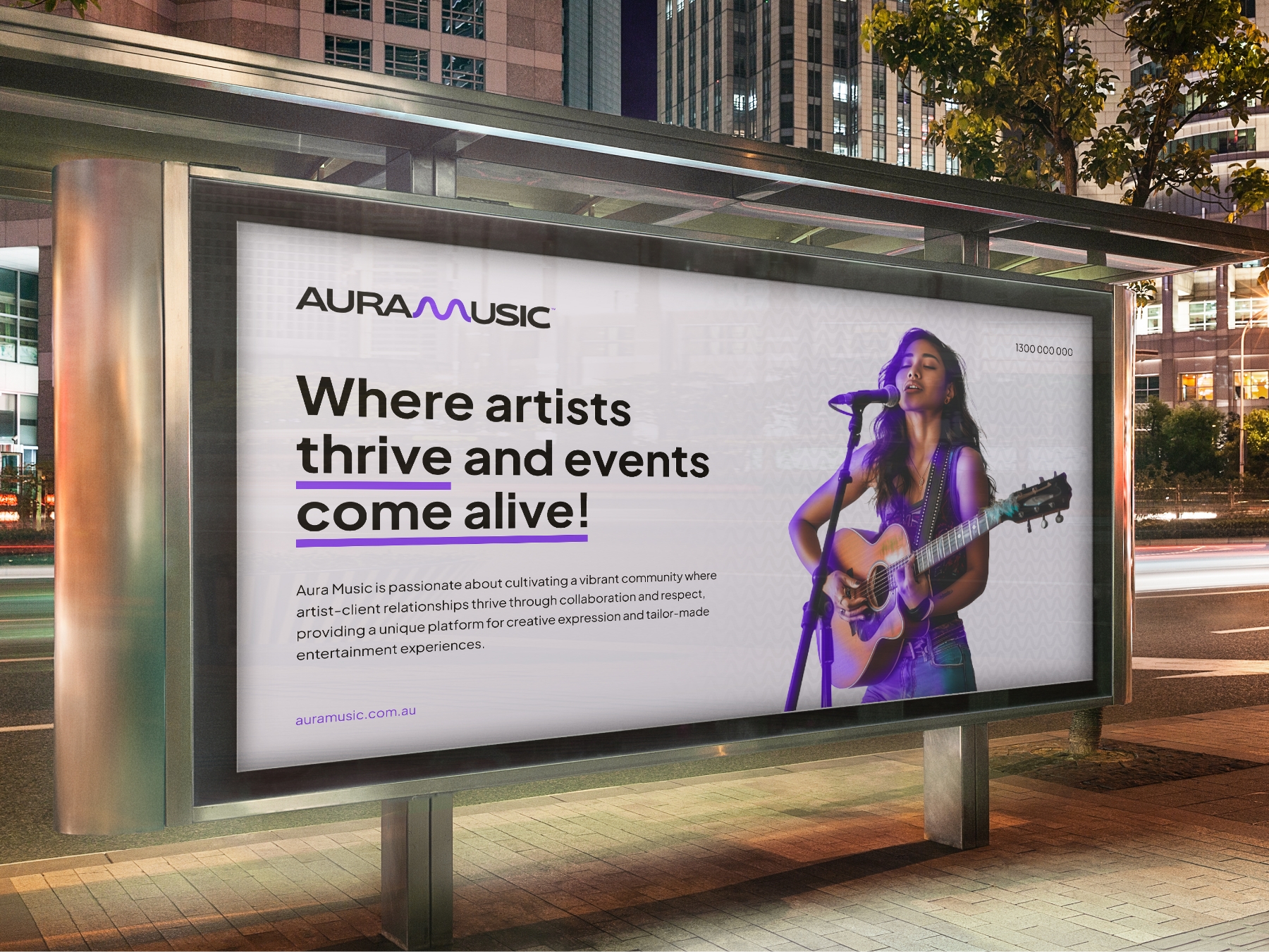 Aura Music 1 Billboard