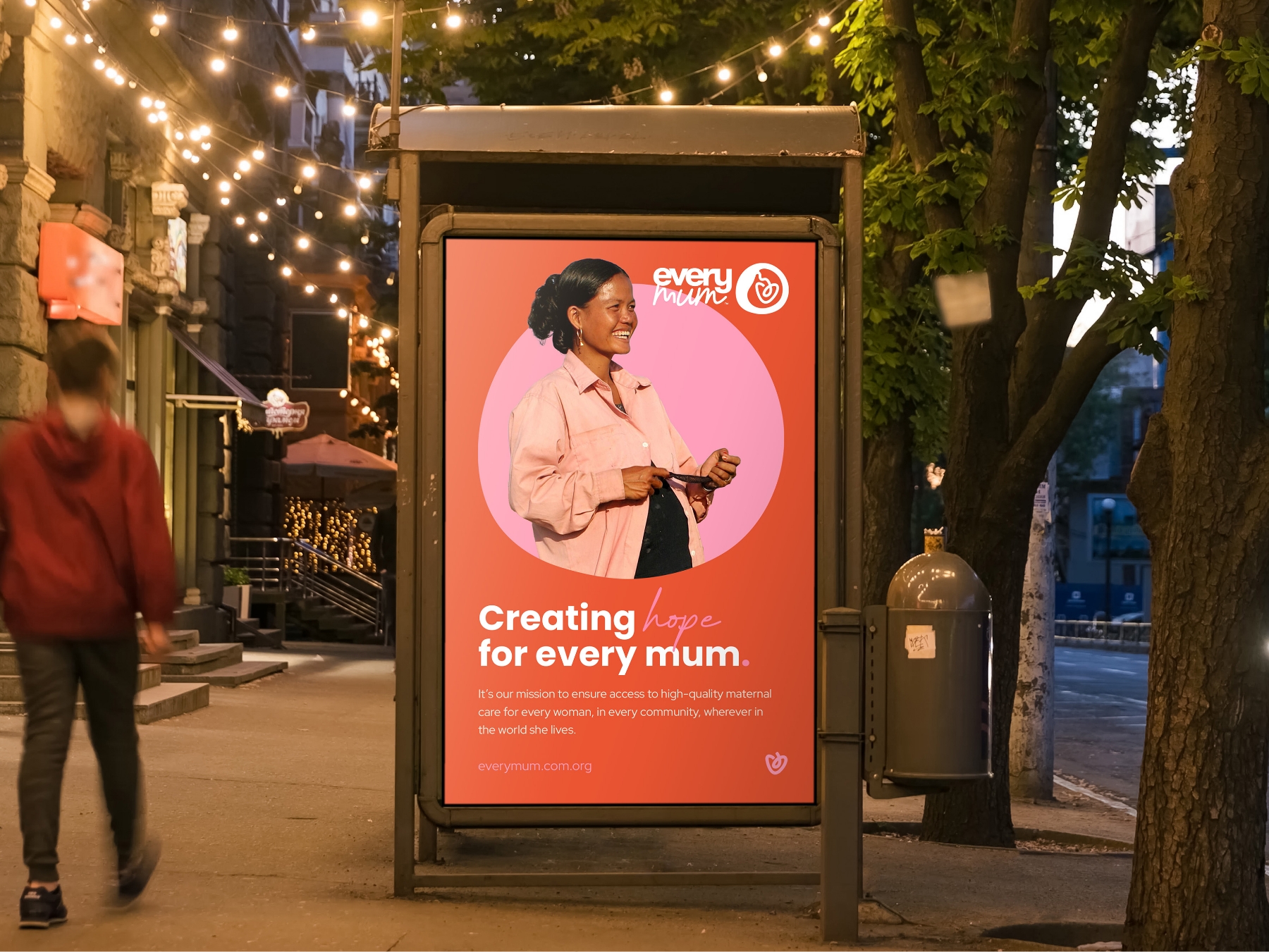 Every Mum Bus Shelter Lightbox