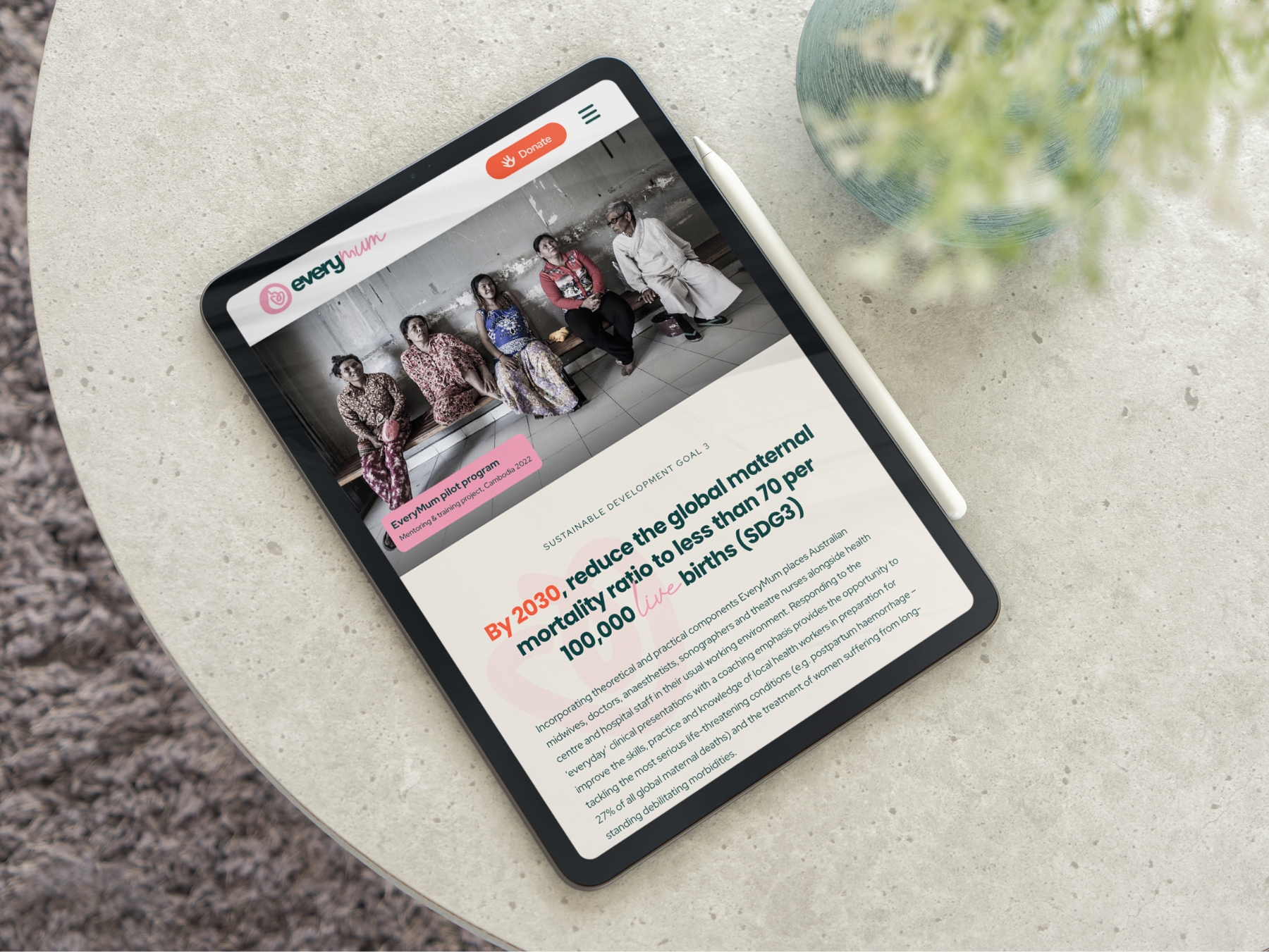 Every Mum Ipad Screen