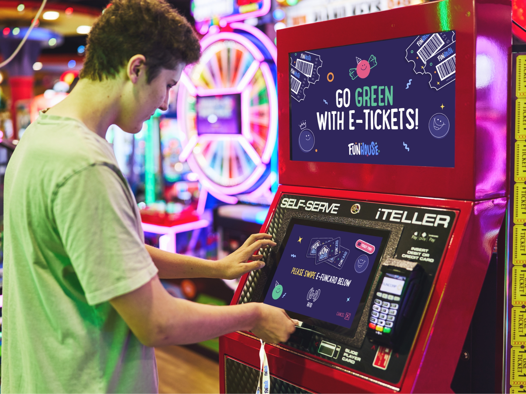 Funhouse Ticket Machine