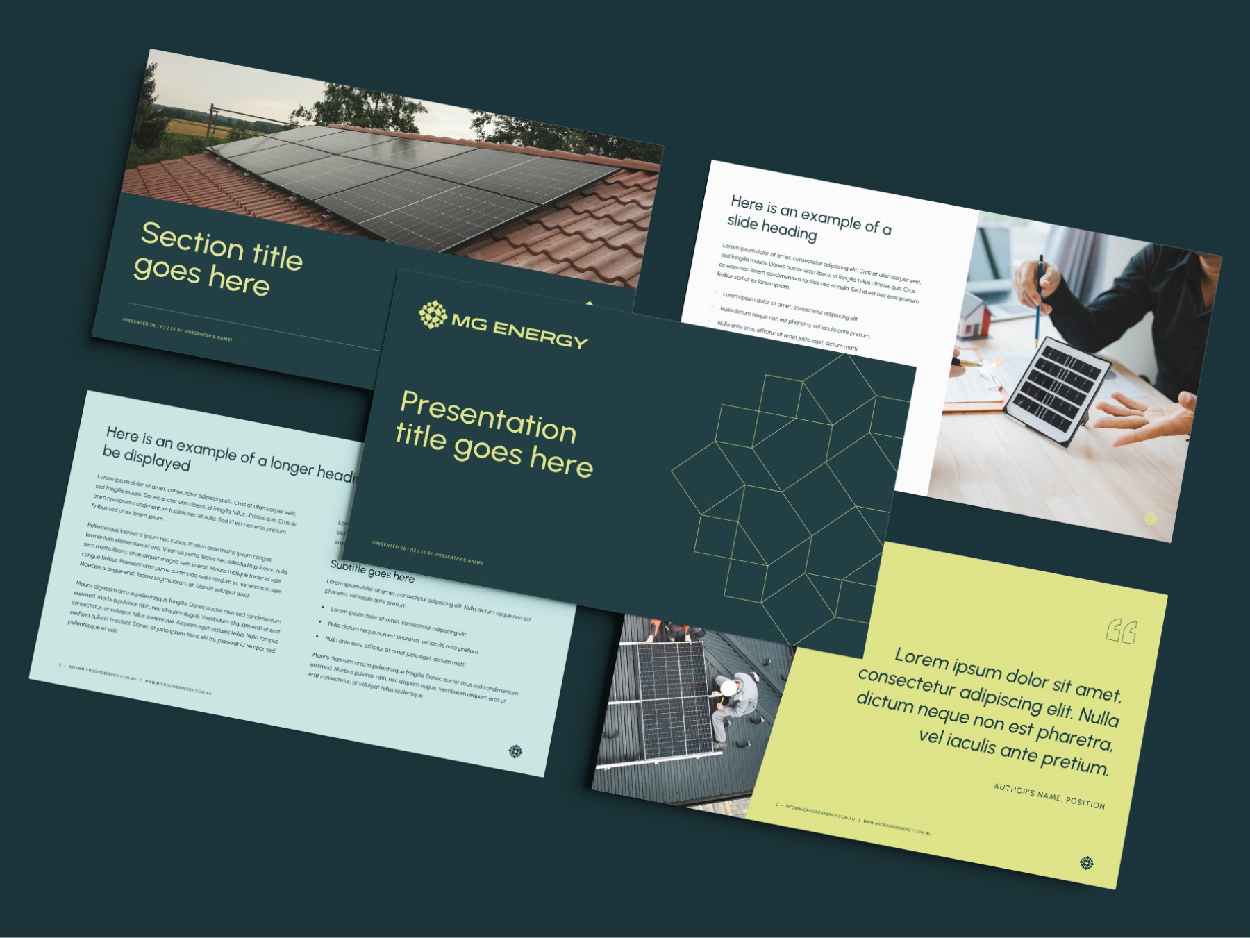 Microgrid Ppt Template