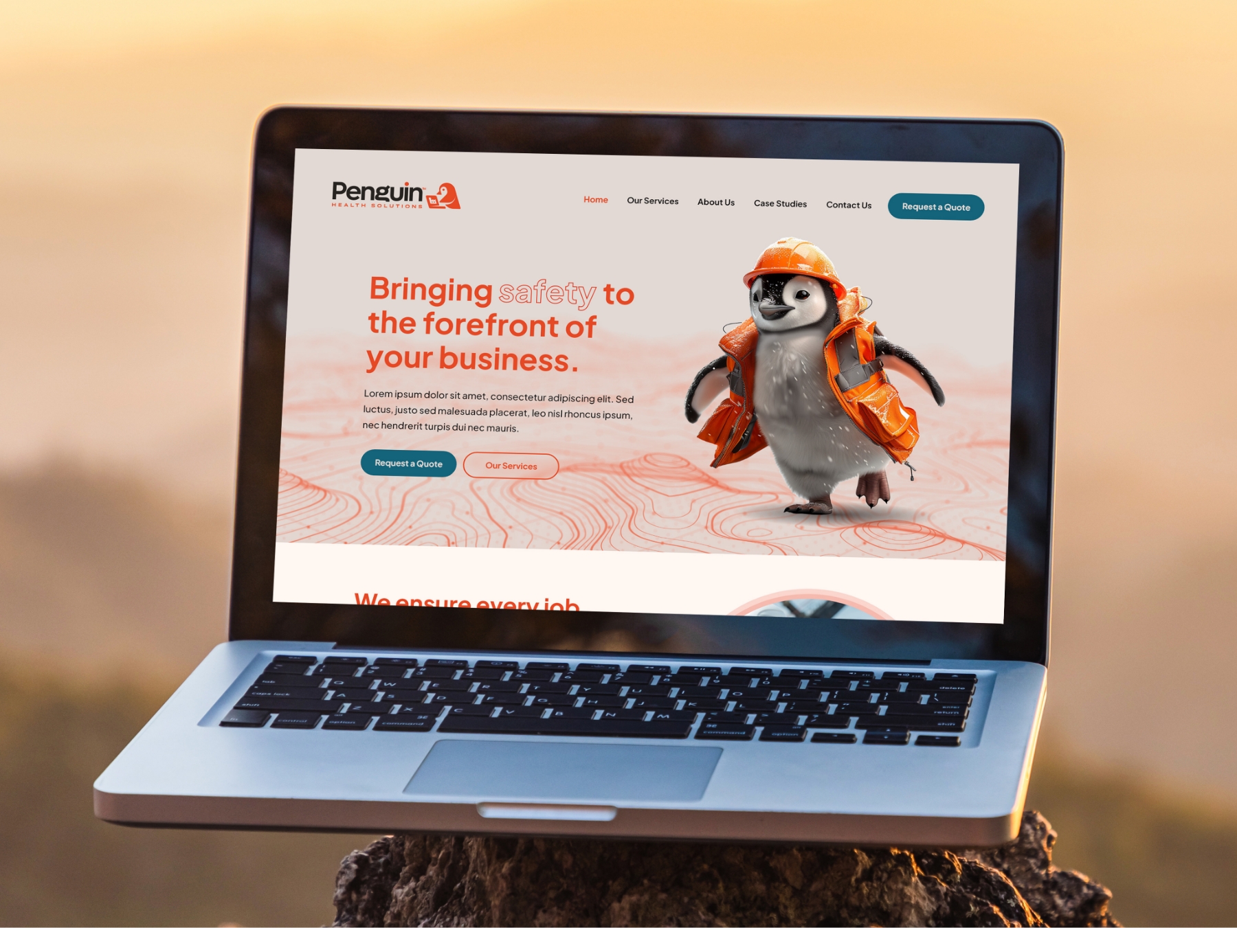 Penguin Health Solutions Web Screen