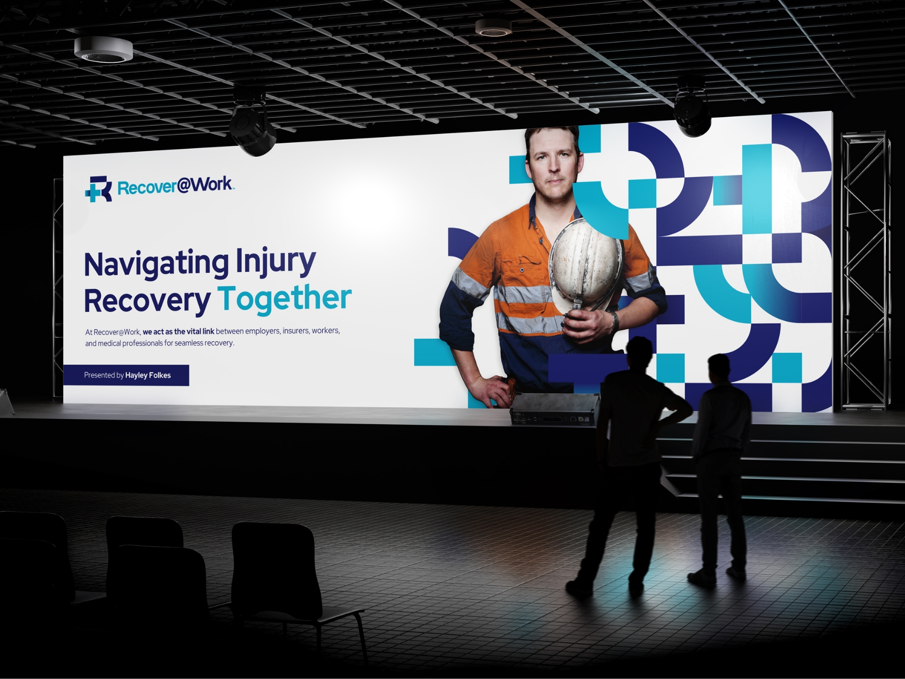 Recover@work Presentation Screen