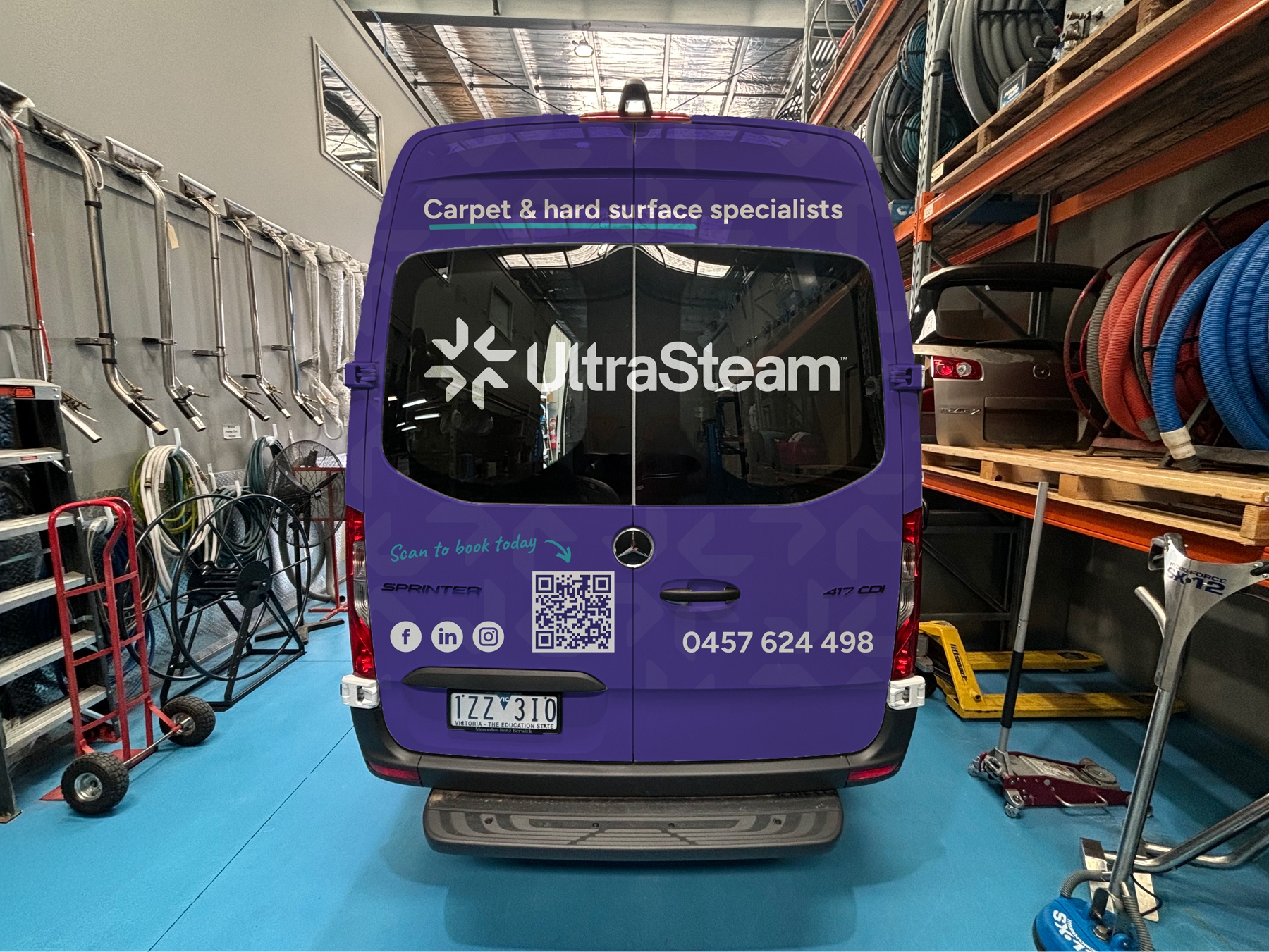 Ultra Steam 1 Van Wrap