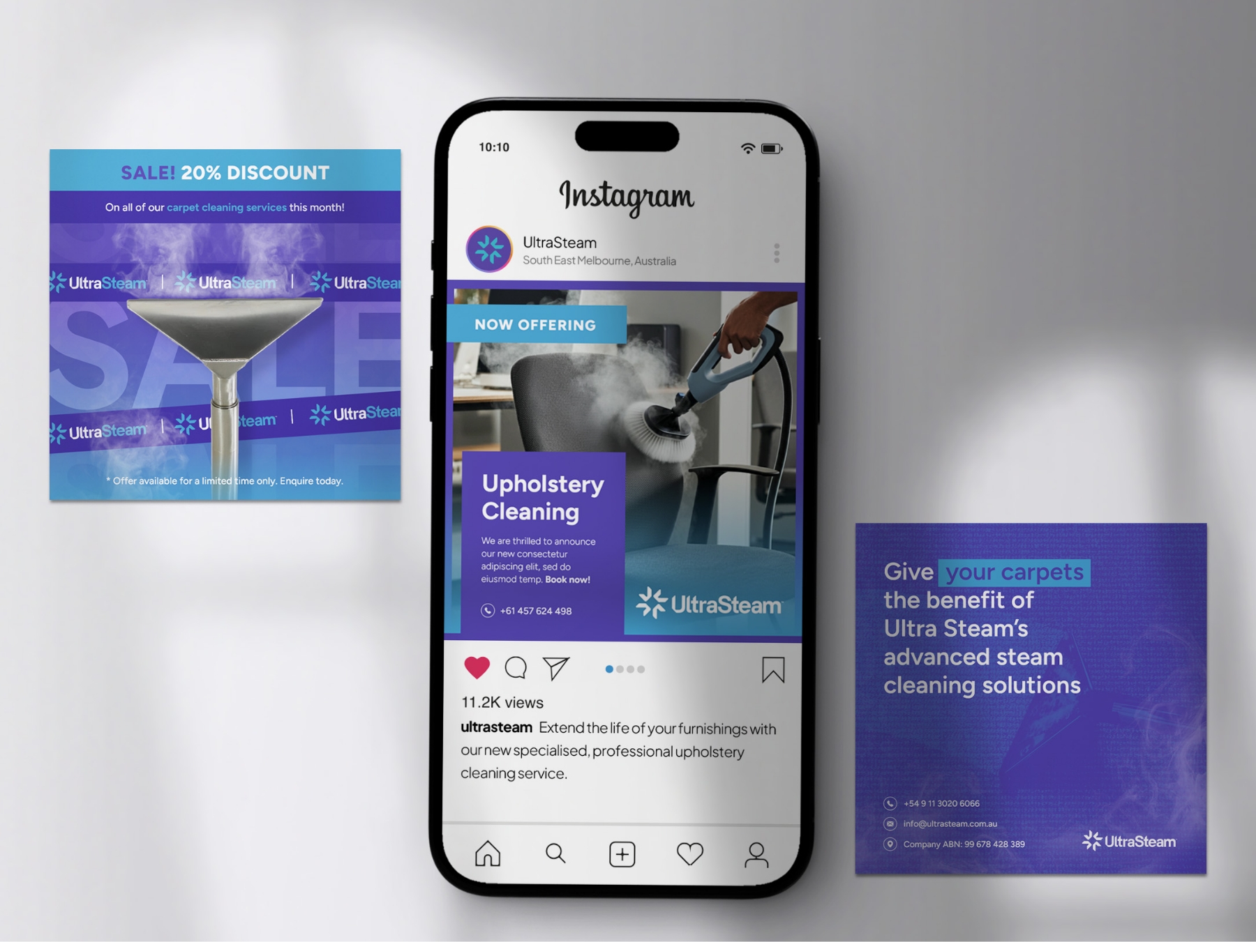 Ultra Steam Instagram Posts