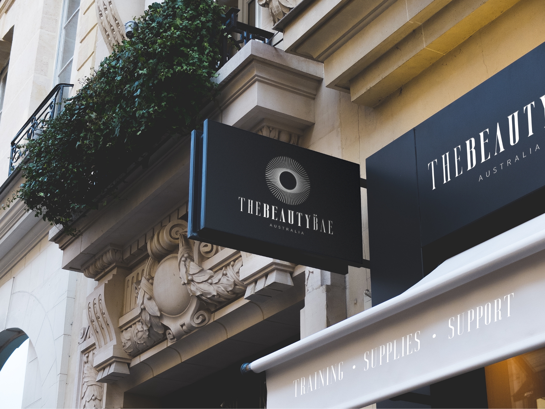 The Beauty Bae Logo Signage